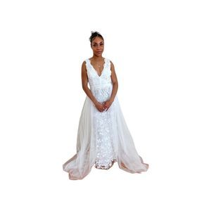 White generic  Size 16 A-line dress